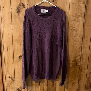 Women's Classic Purple Crewneck Sweater